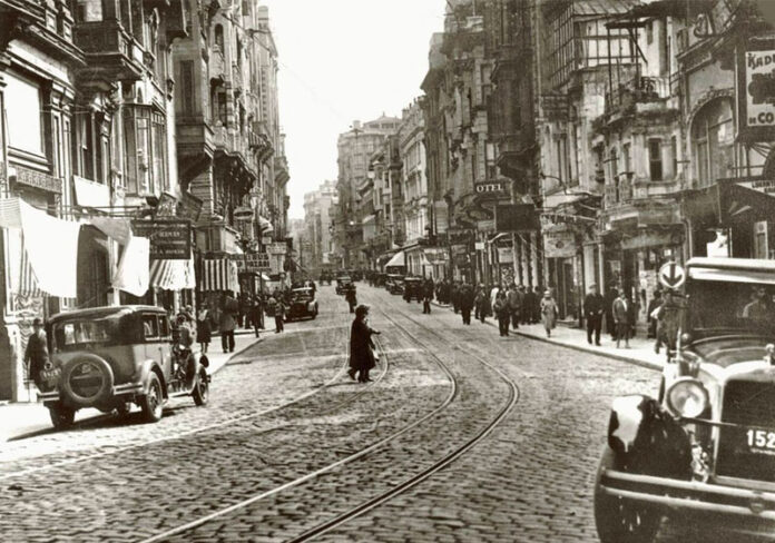 el barrio de Pera en Estambul