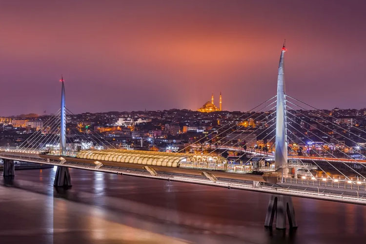 El puente del metro