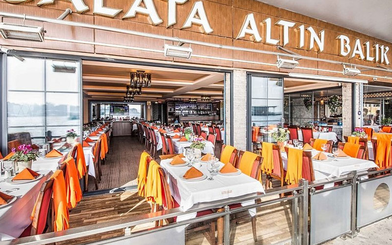 Restaurantes del puente de Galata